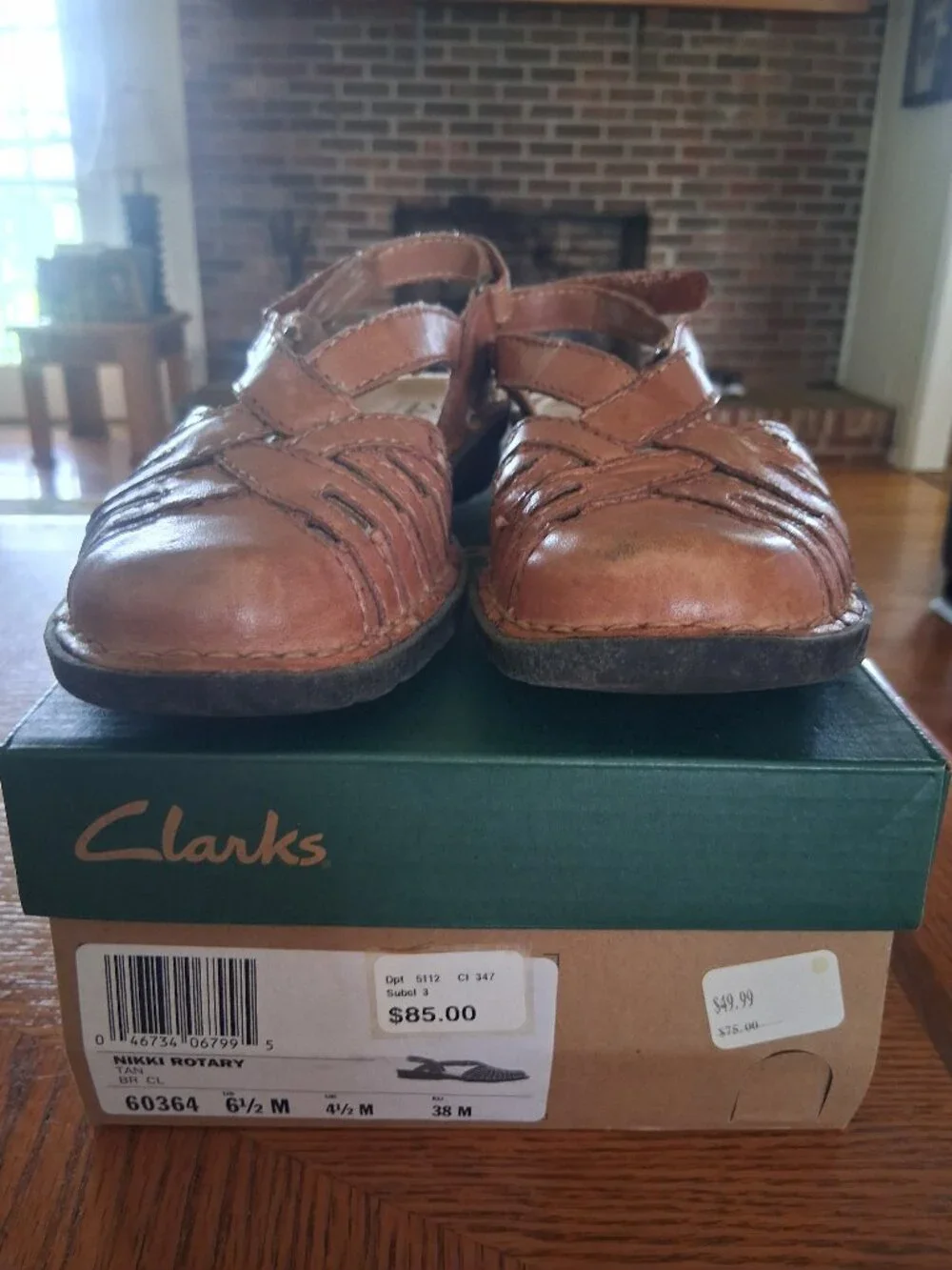 Clarks NIKKI ROTARY Sandals Size 6 1/2 Medium